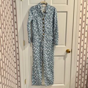 Sezane denim jumpsuit